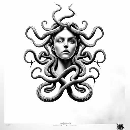Medusa Snakes Beautiful Thorns