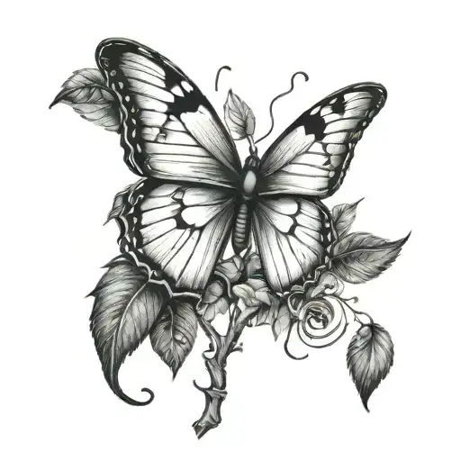 Poison Tree With Dead Buterflys'