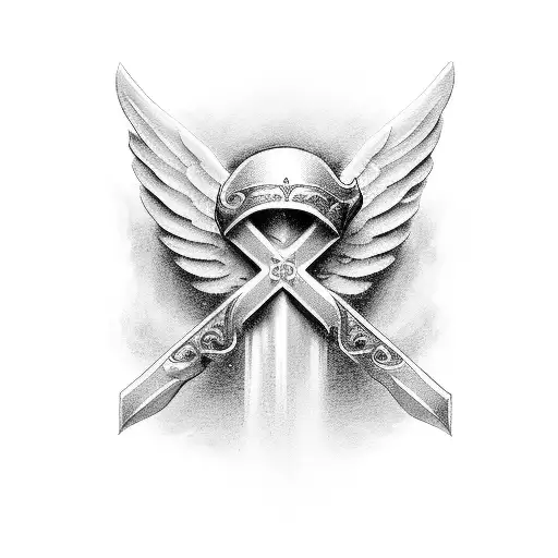 Eli Rayleigh Name With Cross Or Angel