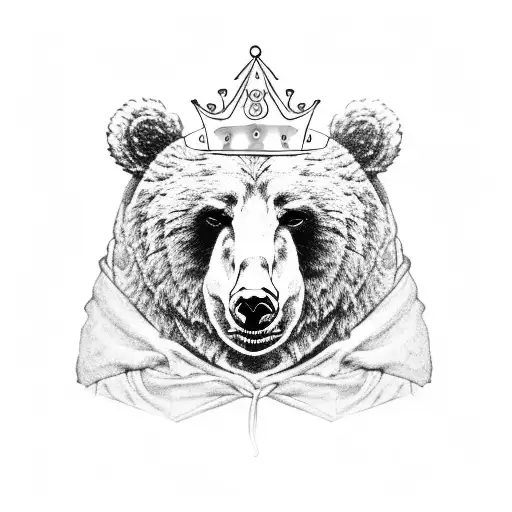 Two Bears And A Crown