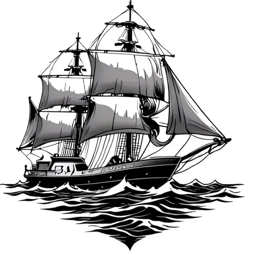 Fire Fighter Sail Boat Sailing