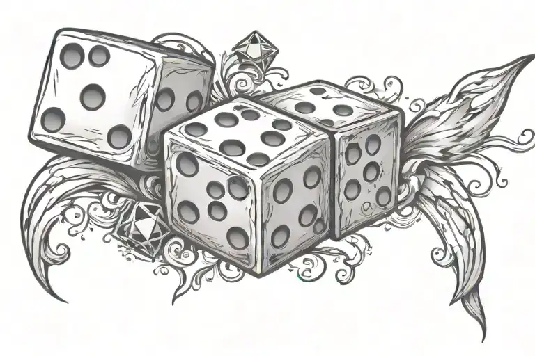 Dice Tramp Stamp