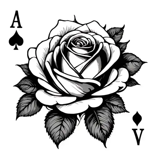 Playing Cards Into A Rose Shape