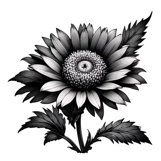 Aster Flower Virgo Zodiac Sign