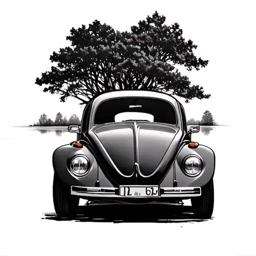 Country With Vw Beetle