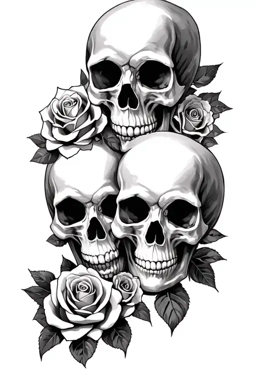Skulls N Rose N Girl