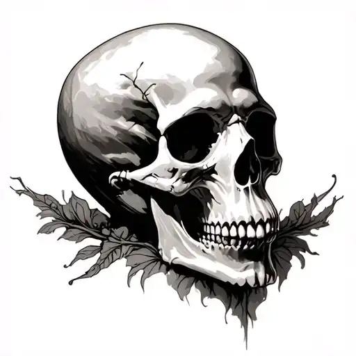 Skull Chiaroscuro Technique With Da Vinci's