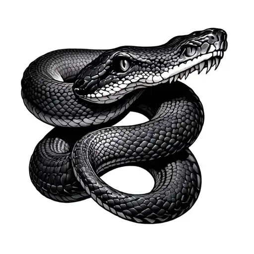 Hissing Snake Slithering