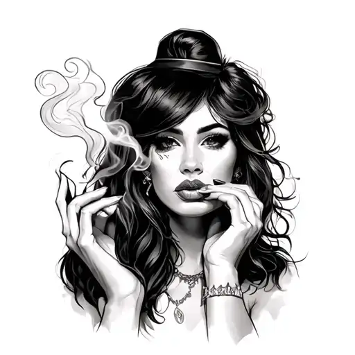 Miya Khalifa Smoking Black