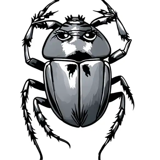 Egyptian Scarab With Eye