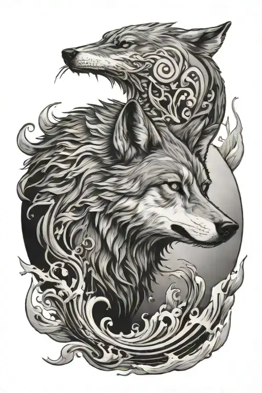 Wolf And Sea