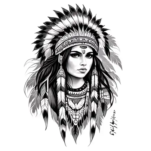 Pretty Native American Girly