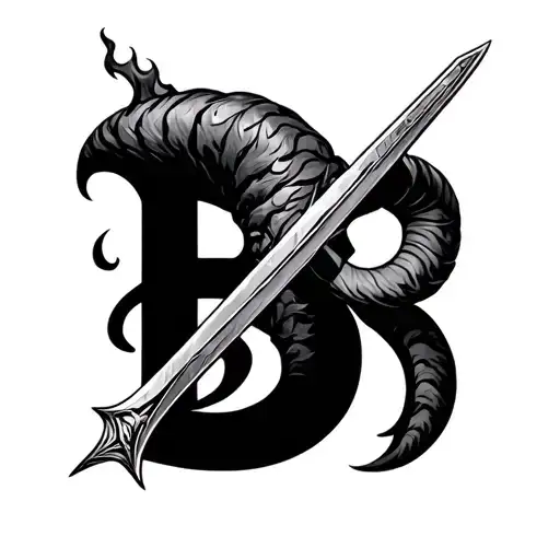 Aries B Swords Flames