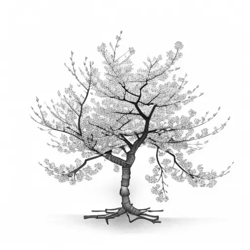 Cherry Blossom Tree And Branch Small