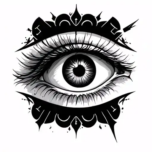 Sagittarius Inside An Eye