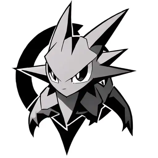 Alakazam Pokemon As A Pentagram
