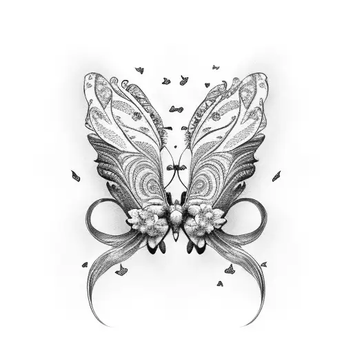 Floral Butterfly Eagle