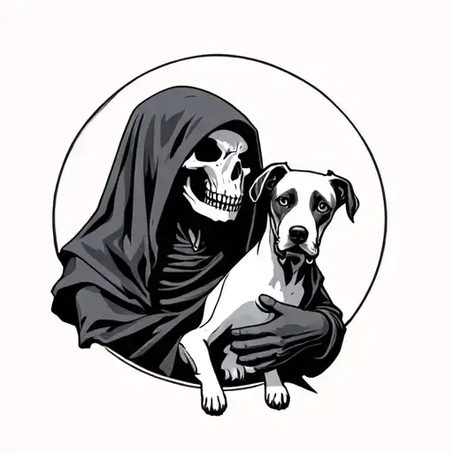 Reaper Holding Dog