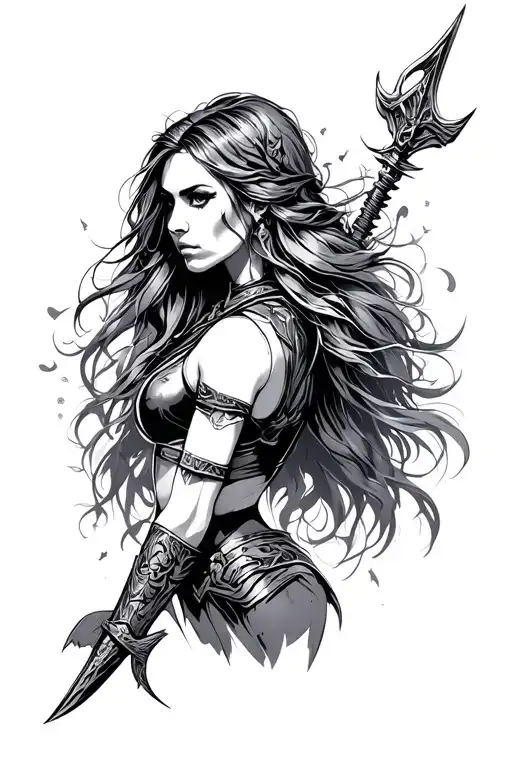 Female Warrior Free From Breast Cancer