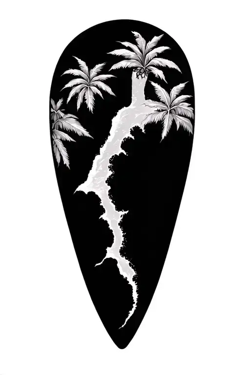 Hawaiian Island Outline