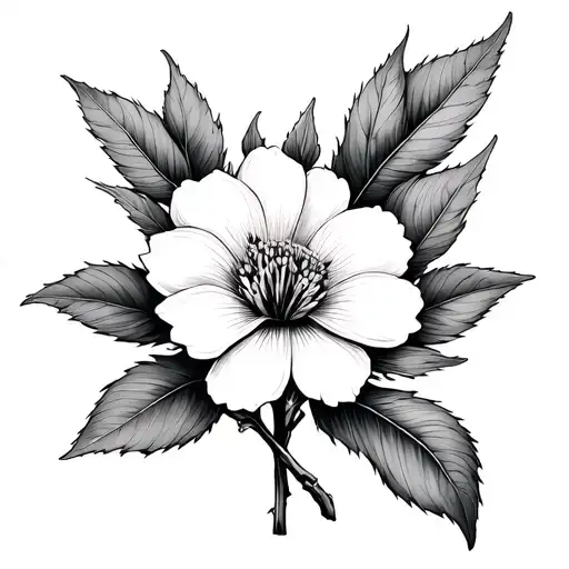 Fine Line Hawthorn Flower