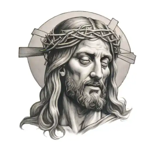 Jesus Looking Down On Nyc