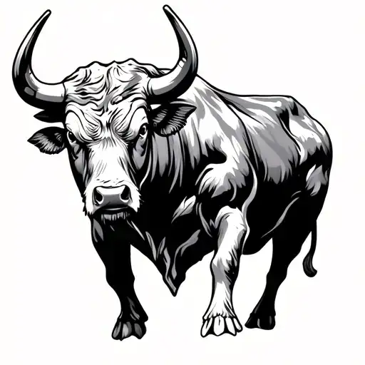 Bull Raging
