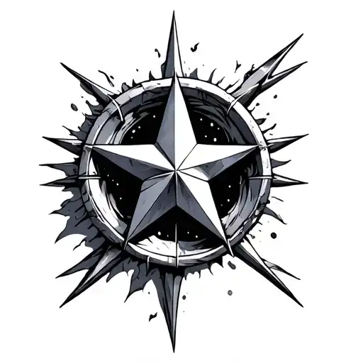 Star With 11 Inside Of It