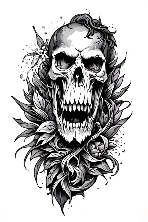 Forearm Half Sleeve Tattoo Depicting