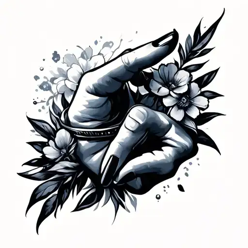 Gemini Writing Side Of Hand