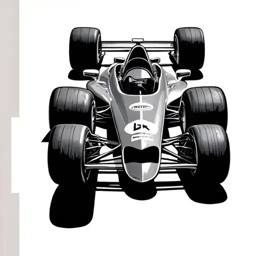 Side View Of Indy Car