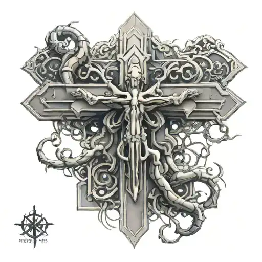 Scorpion Crucifix Honesty Metal