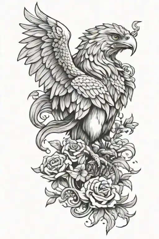 Griffin Aesthetic Tattoo Design
