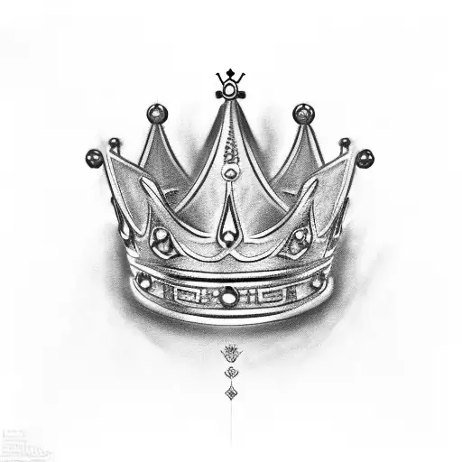 Crown Tattoo Like Justin Bieber