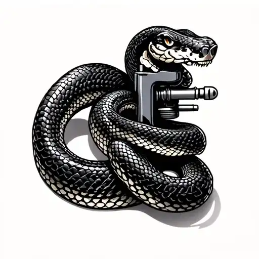 Tattoo Machine Snake