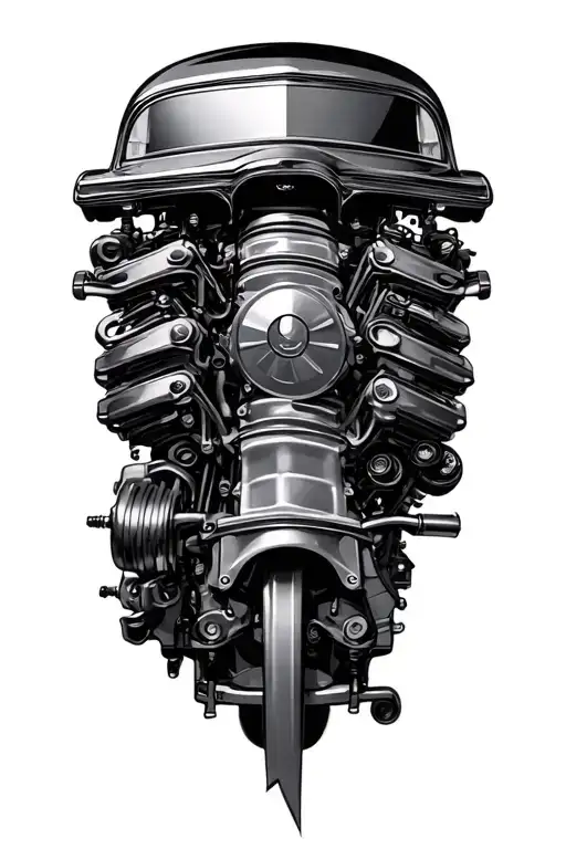 Musvle Car Engine