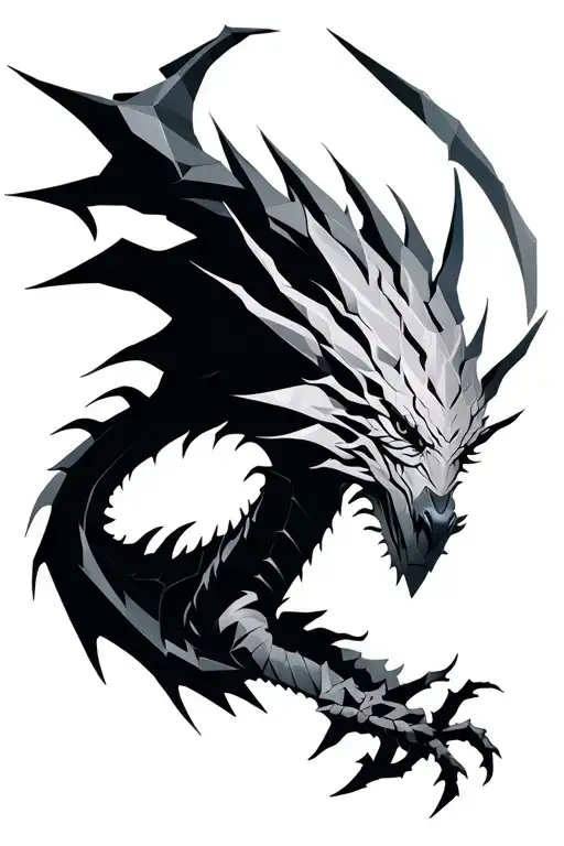 Game Dragon Alien Greek God Geometric