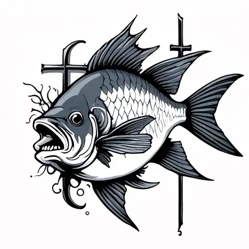 Fish With A Cross