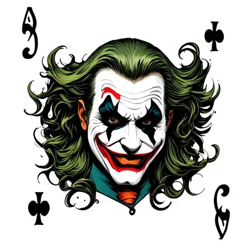 Joker Card Featuring Happy Mask