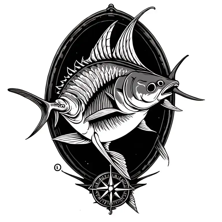 Sailfish And Compass