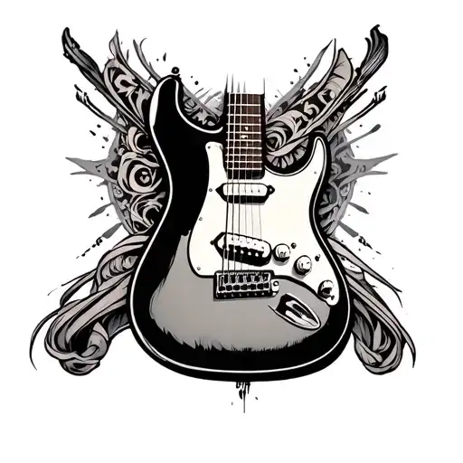 A Southicate Touching Guitar