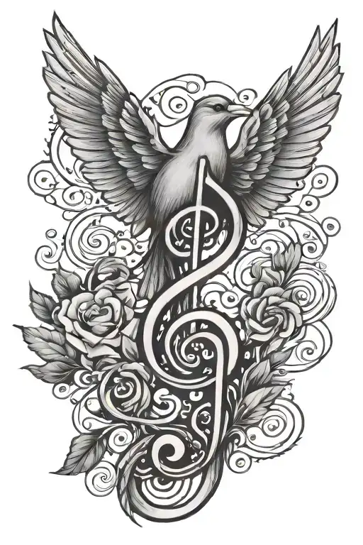 Bird And Treble Clef