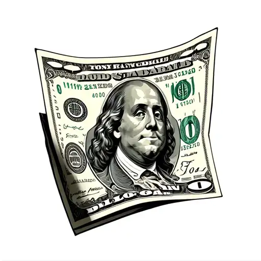 Dolla Bill With Money