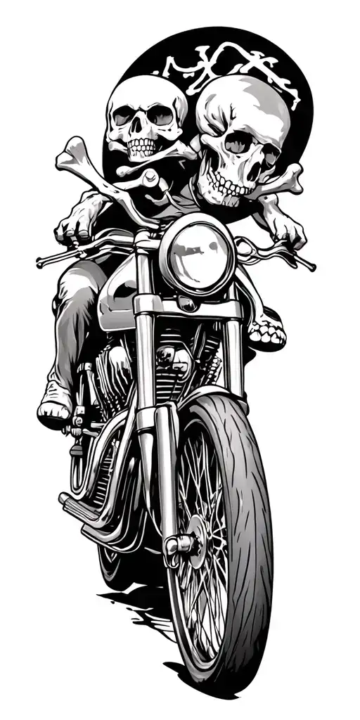 Bikes With Skulls And Bones Emerging