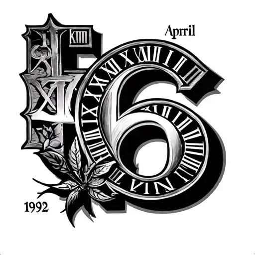 April 6 1992 Roman Numerals