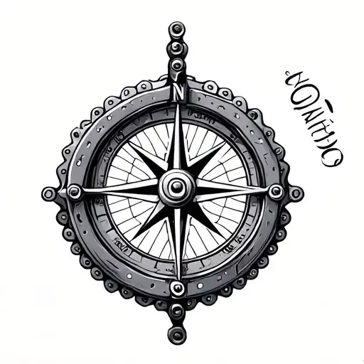 Compass Bicycle Chain Portuguese