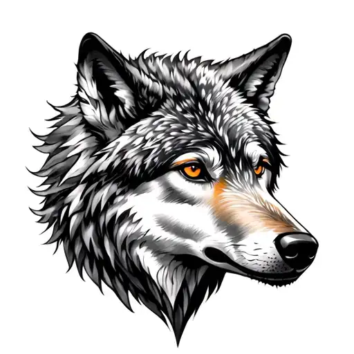 Wolf In The Forest Full Arm