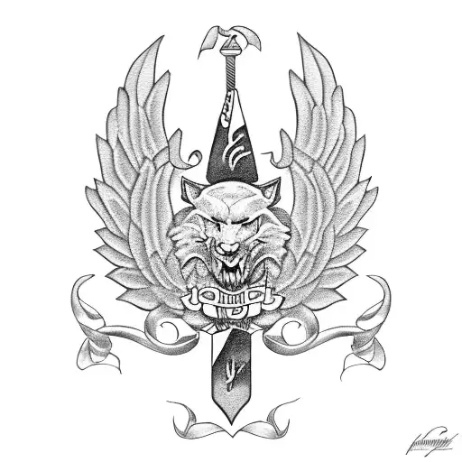 Family Crest With Lily