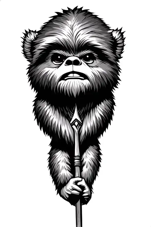 Ewok With Spear