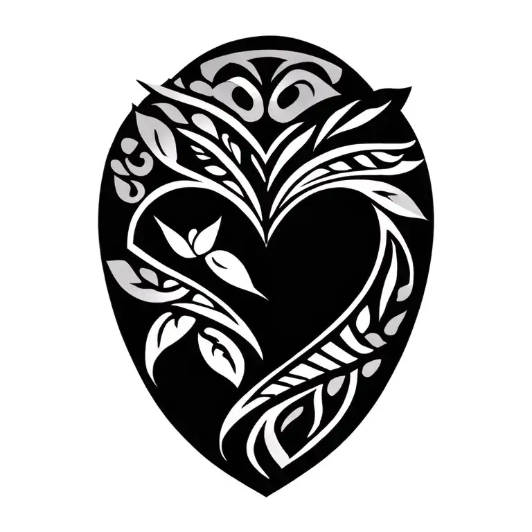Maori Polynesian Tongan Design For Love